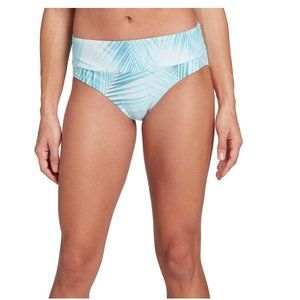 NWT CALIA Womens Wide Band Bikini Bottoms Separates Size XL Palms Blue $35 4HL87